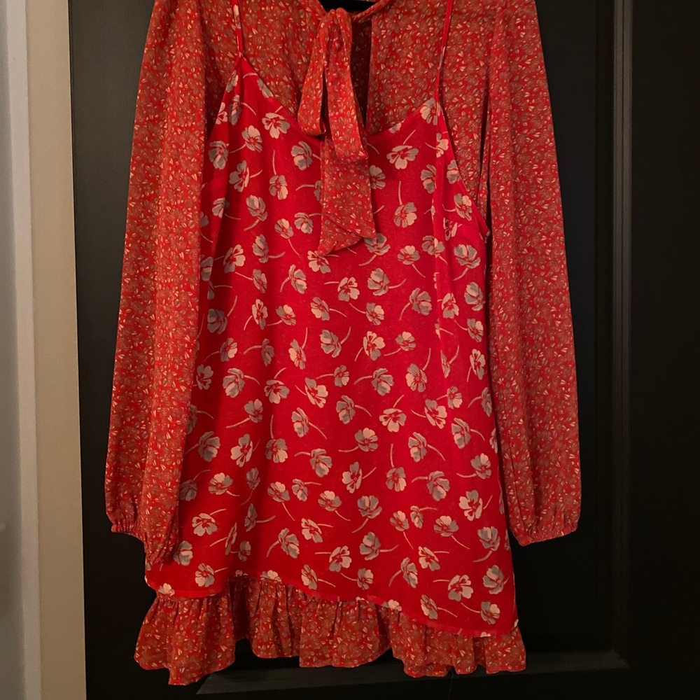 Free People Layer Sheer Dress